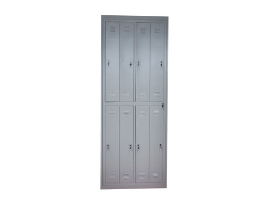 Acht Tür-Schrank-Metallbüro-Schließfächer wasserdicht für Personal-steifes Material