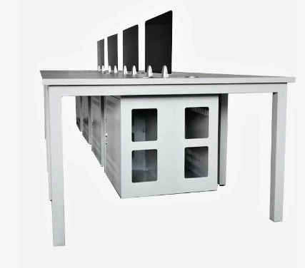 Kaltgewalzte Kohlenstoffstahl-Büro-Möbel-Tischplattencomputertische reißen Struktur ab