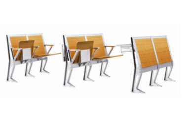 Gefaltete Schreibtisch-Stahlschulmöbel-wasserdichte justierbare Bein-Auflage einfach zusammenzubauen