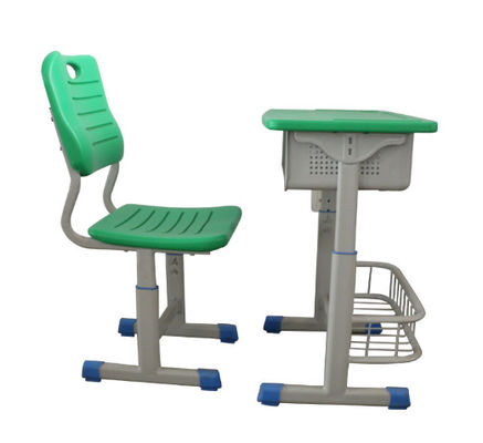 Einzelner Tabellen-Studenten-Desk And Chair-Stahlmöbel-Schulmöbel für Studenten Plastic Metal