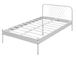 Schlafzimmer-walzte einzelner Metallbett-Rahmen, Schlafsaal Stahlrahmen-einfache Versammlung kalt