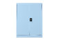 Feste Tür-blaue Speicher-Kabinette, 2 Regale befestigtes Metallaufbewahrungsmöbel