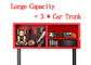 Elektronischer Passwort-Verschluss-rote Garagen-Kabinette, obenliegende modulare Garagen-Kabinette