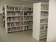 Doppel-aufrechtes doppelseitiges Metalloffenes Bücherregal/Stahlbibliotheks-Bücherregal