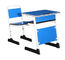 Metall-Kind-Pantone-Farbdoppelt-Studenten-Desk And Chair-Schulmöbel-Studentenstudientabelle