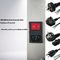 Aufladungshandy-Speicher-Kabinett mit der grauen Höhe der Basis-1600mm/schwärzen Farbe