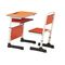 Metall-Kind-Pantone-Farbdoppelt-Studenten-Desk And Chair-Schulmöbel-Studentenstudientabelle