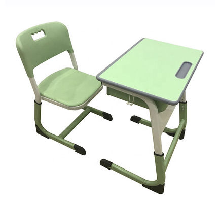 Klassenzimmer-fertigten Stahlschulmöbel-Studien-Schreibtisch und Stuhl Größe/Farbe besonders an