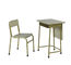Stahlschulmöbel für Klassenzimmer-Studenten-Study Table Metal-Schreibtisch-und Stuhl-Kinderlesetabelle