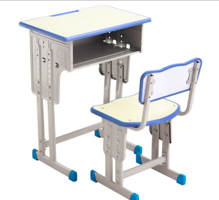 Klassenzimmer-verstellbare Einzelsitz-Schreibtisch-Stuhl-Stahlschulmöbel
